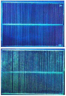 پانل های حساسیت NiCr دوقلو ترک خورده نوعⅠASTM E1417 AMS 2647D ISO 3452 JIS Z 2343-3