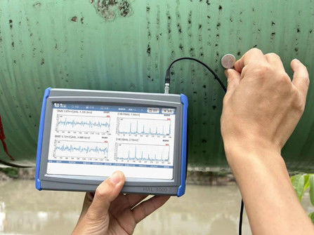 FFT Spectrum RMS ASL دو کانال موج صوتی دریچه خروجی