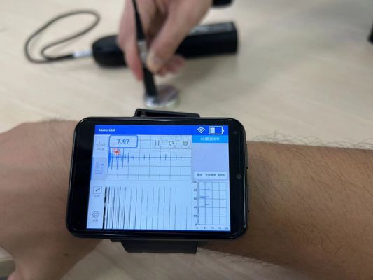 یک اسکن B اسکن EMAT Air Coupling Ultrasonic Thickness Gauge با سطح دمای بالا
