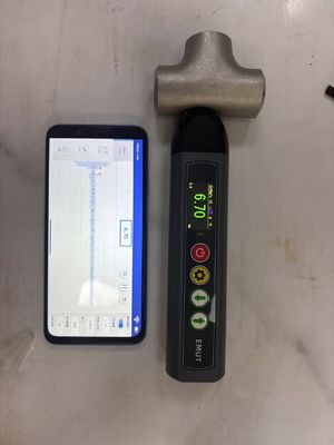 یک اسکن B اسکن EMAT Air Coupling Ultrasonic Thickness Gauge با سطح دمای بالا