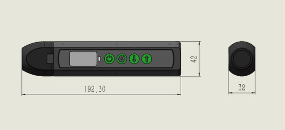 RS485 اترنات بدون تماس بدون اتصال اکو تک اکو دو اکو EMAT سنج ضخامت فوق صوت TG-14D