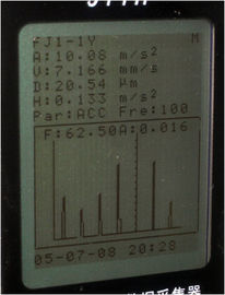 HG-911H ارتعاشات تحمل کننده FFT Analyzer / Data Collector ISO10816 کوچک اندازه