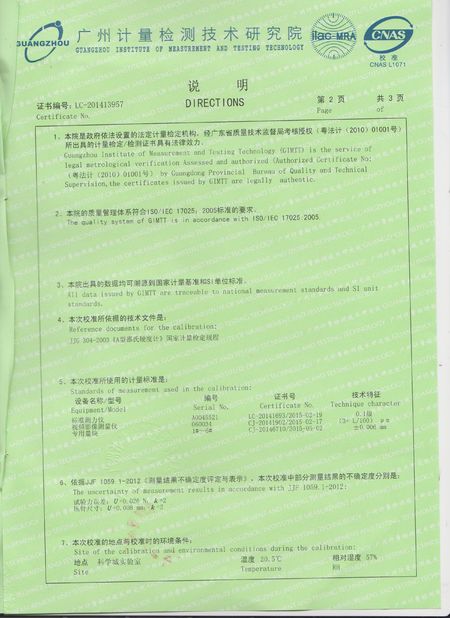 چین HUATEC GROUP CORPORATION گواهینامه ها